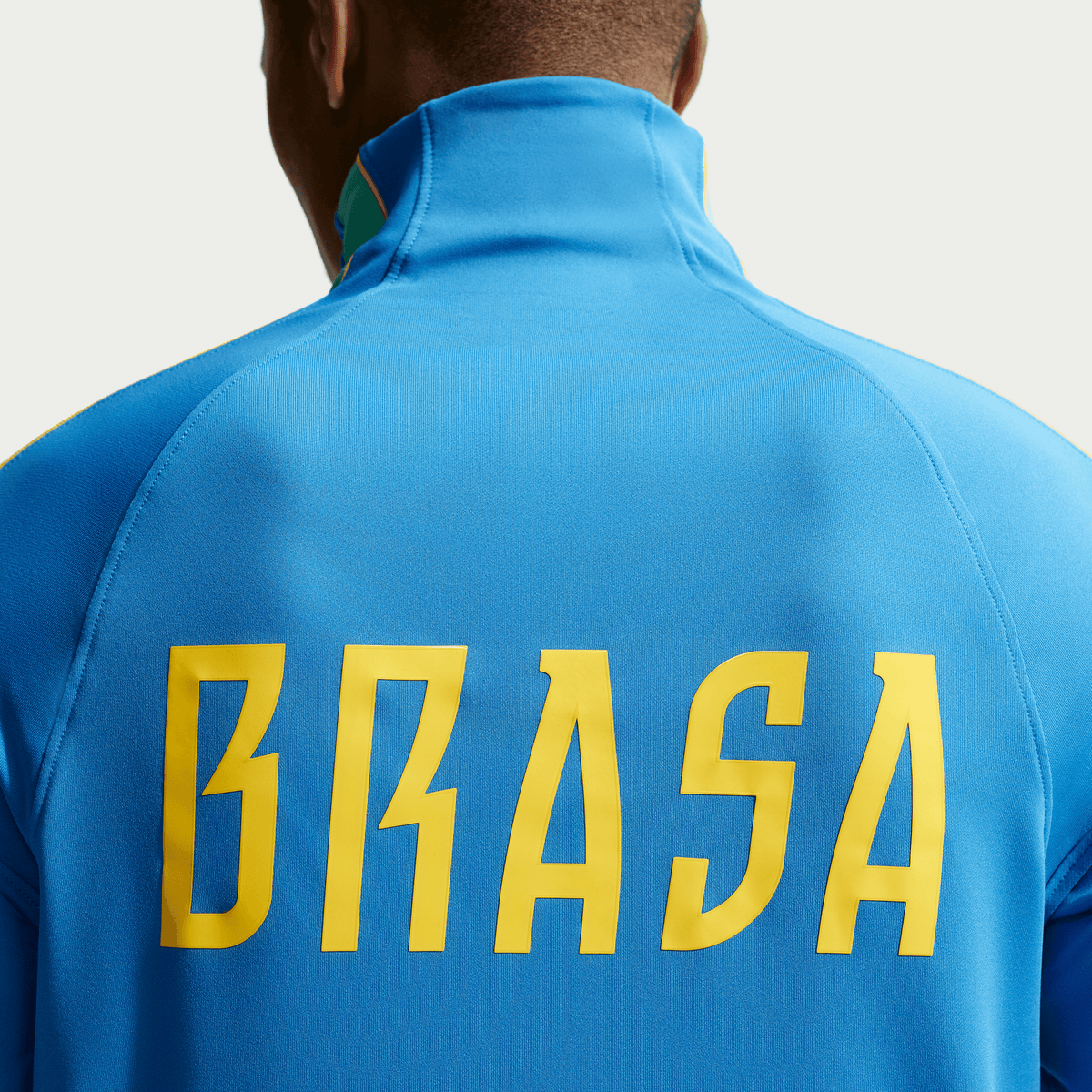 Brazil Strike Men Nike Dri-FIT Soccer Drill Top product image 3, provided for visual reference and product detail review