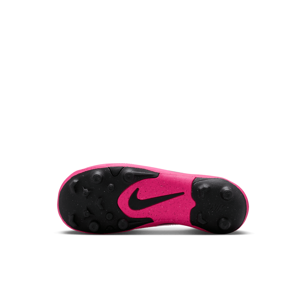 Nike Jr. Tiempo Maestro Club MG Low-Top Soccer Cleats-Pink Blast/black product image 7, provided for visual reference and