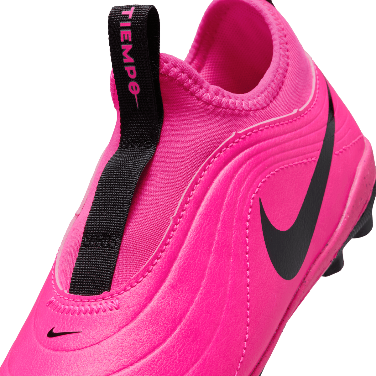 Nike Jr. Tiempo Maestro Club MG Low-Top Soccer Cleats-Pink Blast/black product image 5, provided for visual reference and