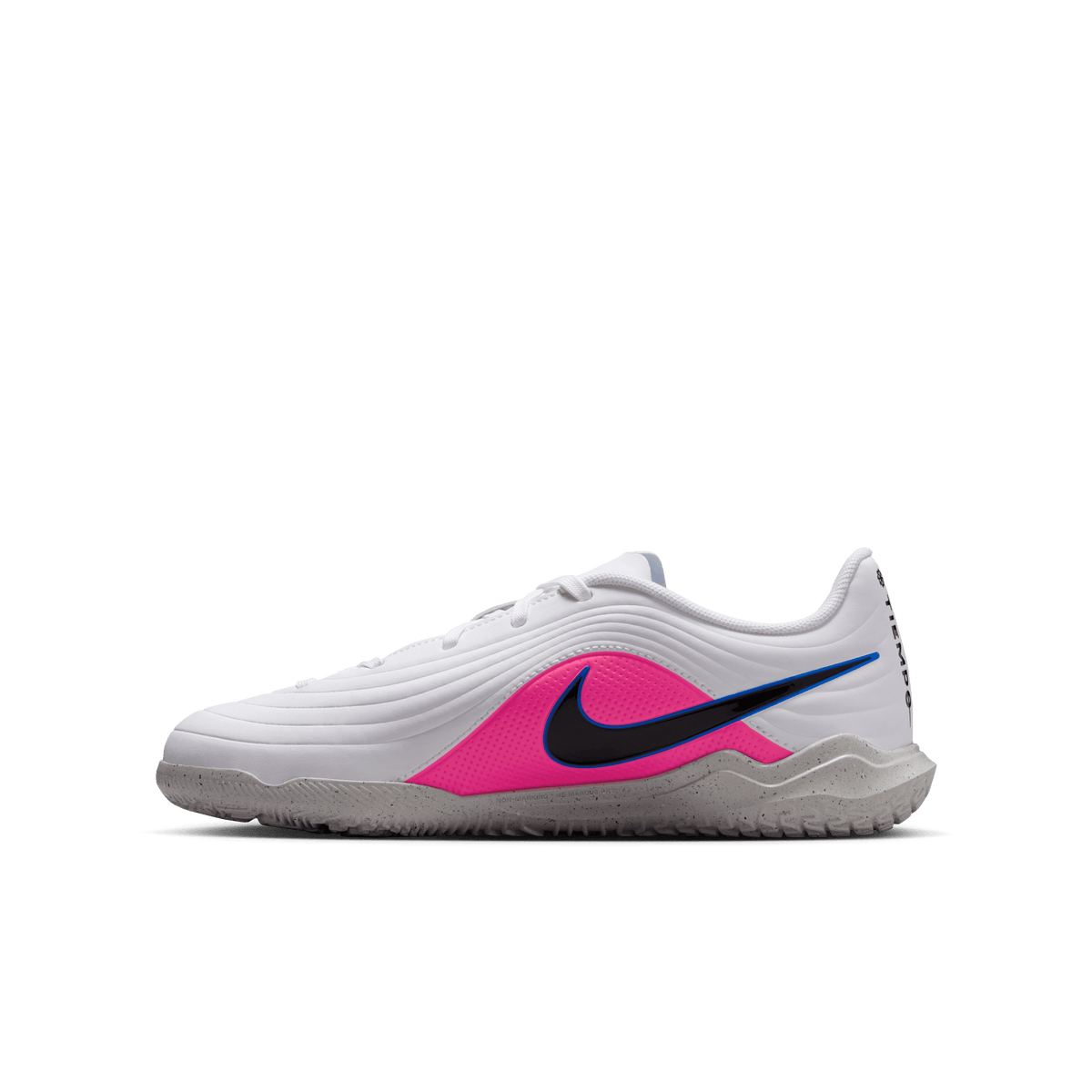 Nike Jr. Tiempo Maestro Club IC-White/black-racer Blue-pink Blast product image 2, provided for visual reference and product