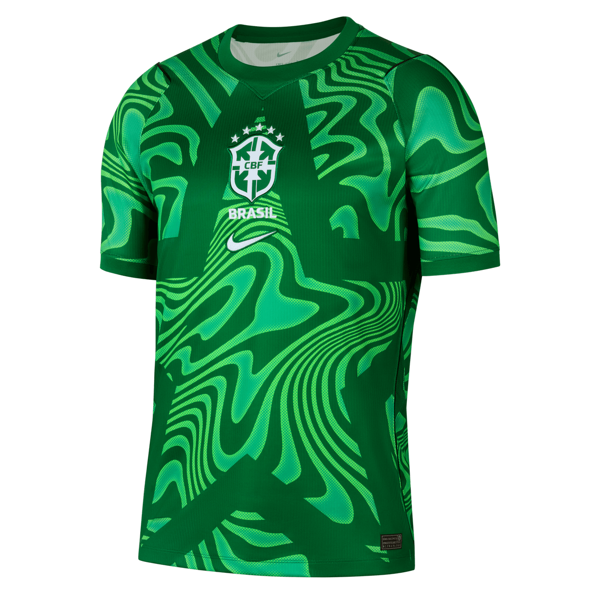 Nike Brazil 2026 Stadium Goalkeeper Men Nike Dri-FIT Soccer Replica Short-Sleeve Jersey product image 1, provided for visual