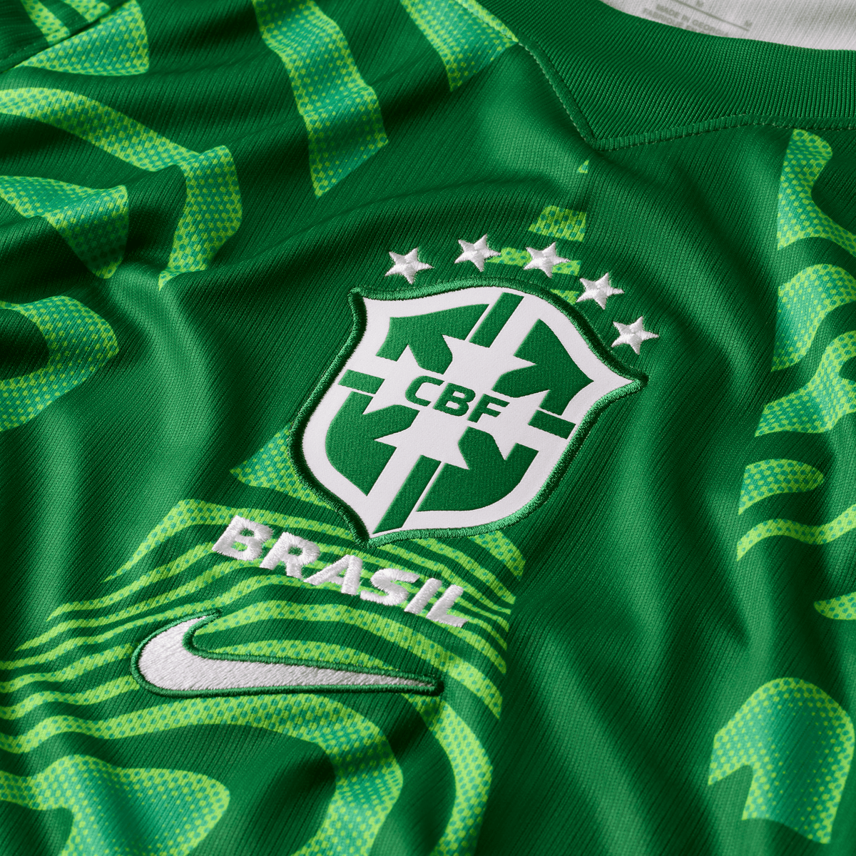 Nike Brazil 2026 Stadium Goalkeeper Men Nike Dri-FIT Soccer Replica Short-Sleeve Jersey product image 3, provided for visual