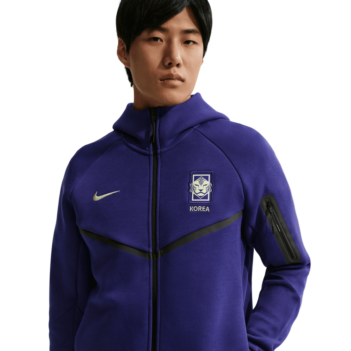Nike Korea Tech Fleece Windrunner Men Soccer Full-Zip Hoodie product image 1, provided for visual reference and product