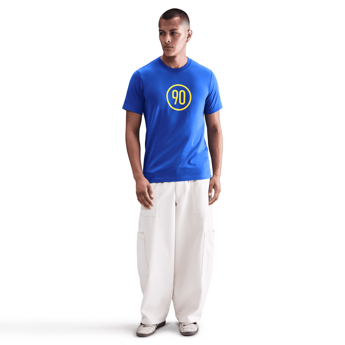Nike Total 90 Men Soccer T-Shirt- Game Royal product image 4, provided for visual reference and product detail review