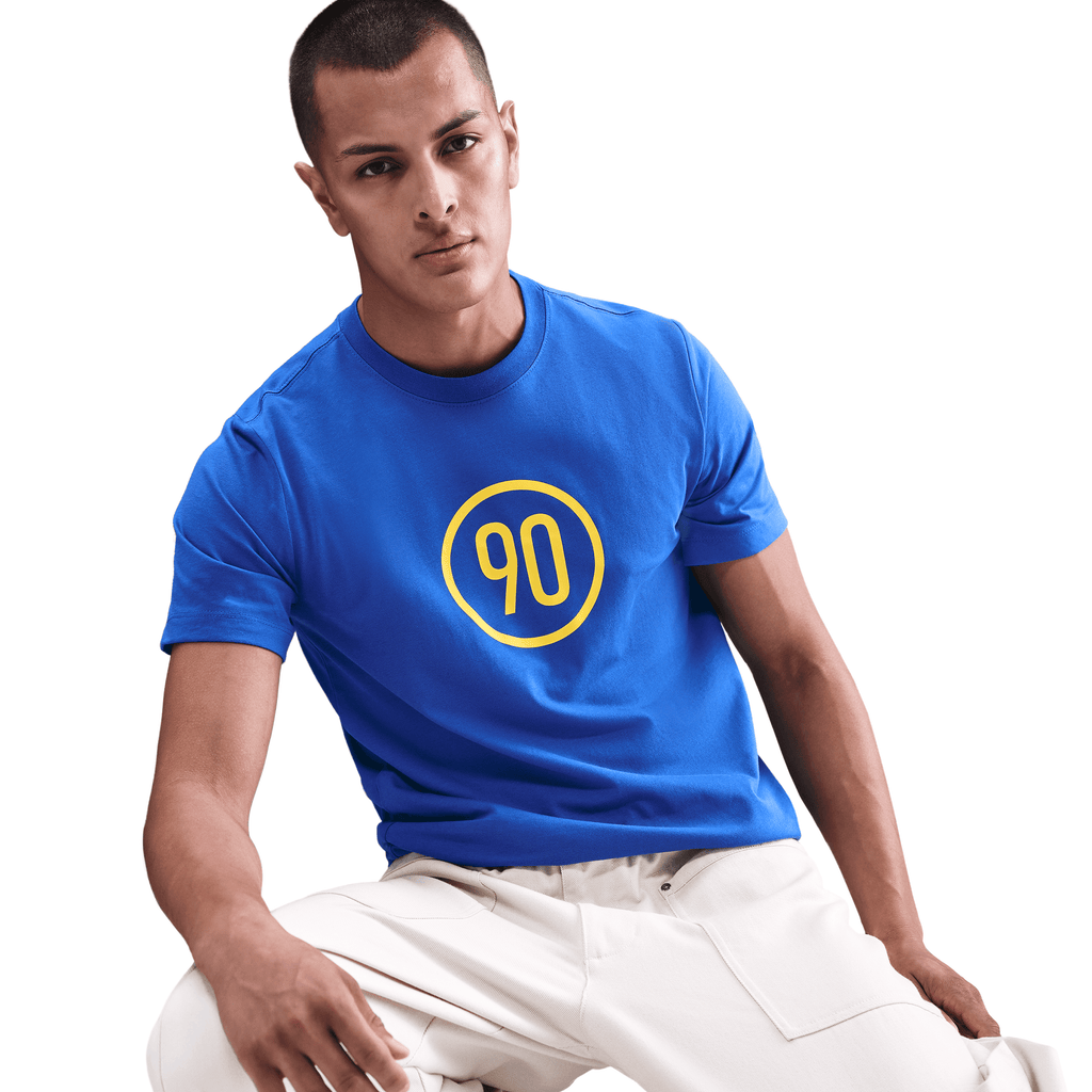 Nike Total 90 Men Soccer T-Shirt- Game Royal product image 2, provided for visual reference and product detail review