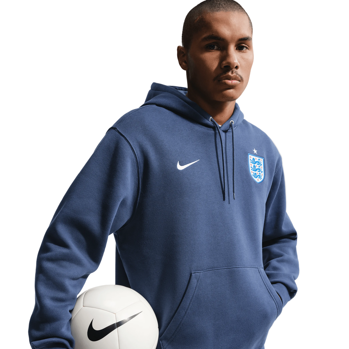 Nike England Club Men Soccer Pullover Hoodie product image 1, provided for visual reference and product detail review