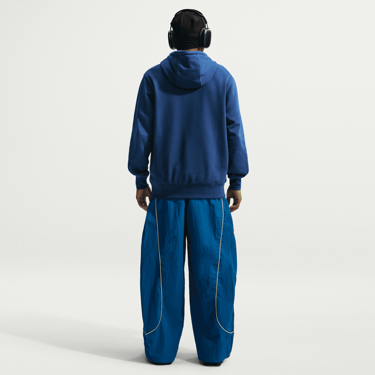 Nike Men Brazil Club Soccer French Terry Pullover Hoodie product image 2, provided for visual reference and product detail