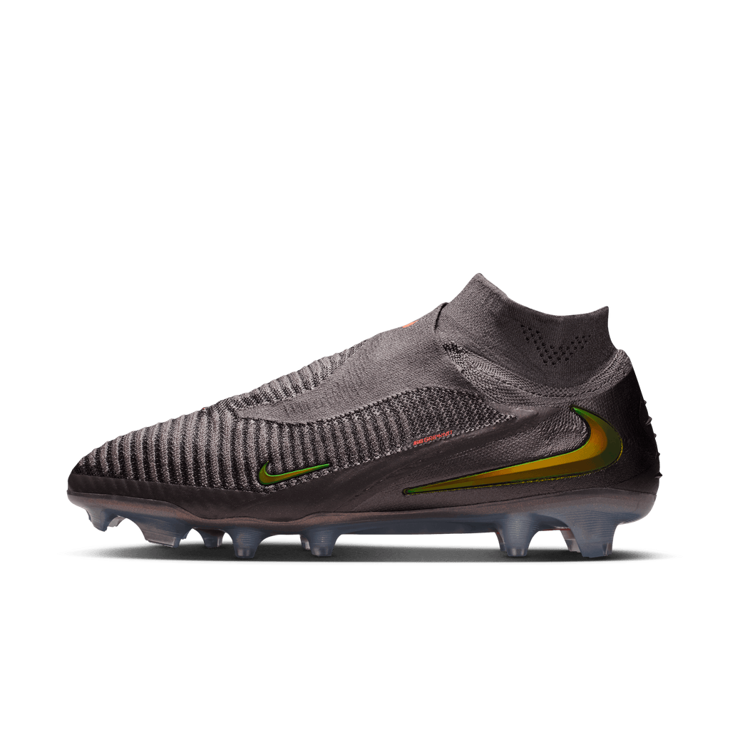 Nike Phantom 6 High Elite LV8 FG-: Medium Ash/gold Amber-black product image 2, provided for visual reference and product