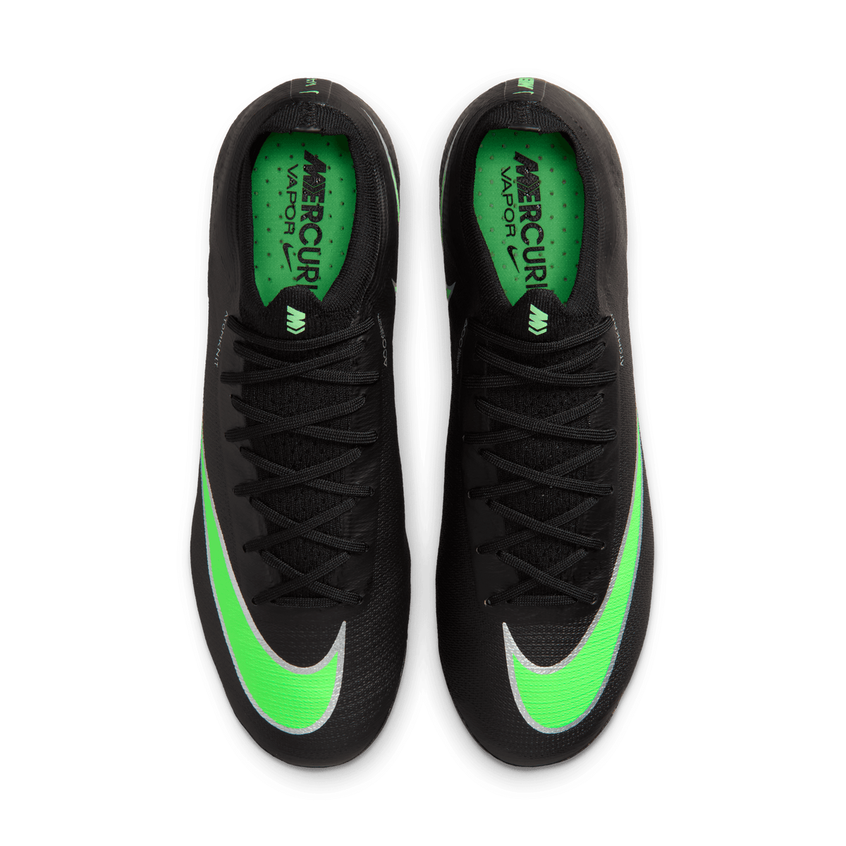 Nike Mercurial Vapor 17 Elite FG-Black/illusion Green-black product image 7, provided for visual reference and product