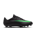Nike Mercurial Vapor 17 Pro Firm-Ground Low-Top FG-BLACK/ILLUSION GREEN-BLACK product image 1, provided for visual reference