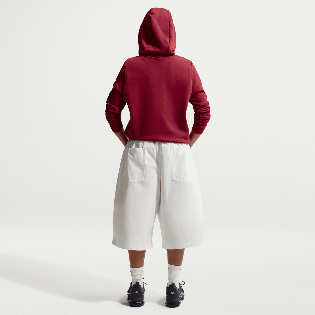Nike USMNT Club Fleece Women Soccer Pullover Hoodie product image 3, provided for visual reference and product detail review
