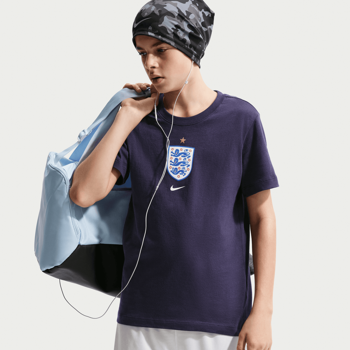 Nike Youth England Crest T-Shirt product image 3, provided for visual reference and product detail review