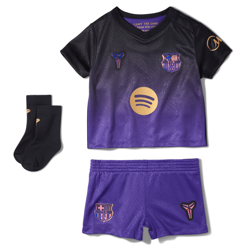 Kobe Bryant Baby/Toddler Unisex FC Barcelona Away Mini Kit 26/27 product image 1, provided for visual reference and product