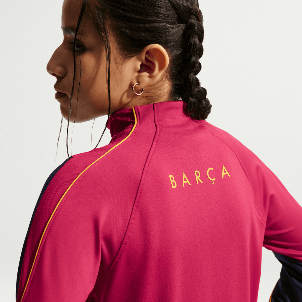 Nike FC Barcelona Strike Big Kids' Dri-FIT Soccer Knit Drill Top product image 3, provided for visual reference and product