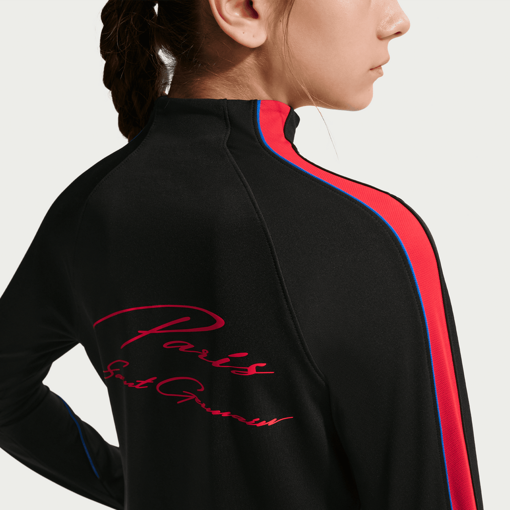 Nike Paris Saint-Germain Strike Big Kids' Dri-FIT Soccer Knit Drill Top product image 2, provided for visual reference and