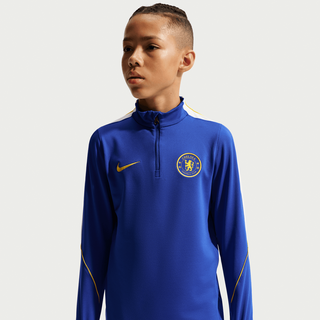 Nike Youth Chelsea Strike Big Kids' Dri-FIT Soccer Knit Drill Top product image 3, provided for visual reference and product