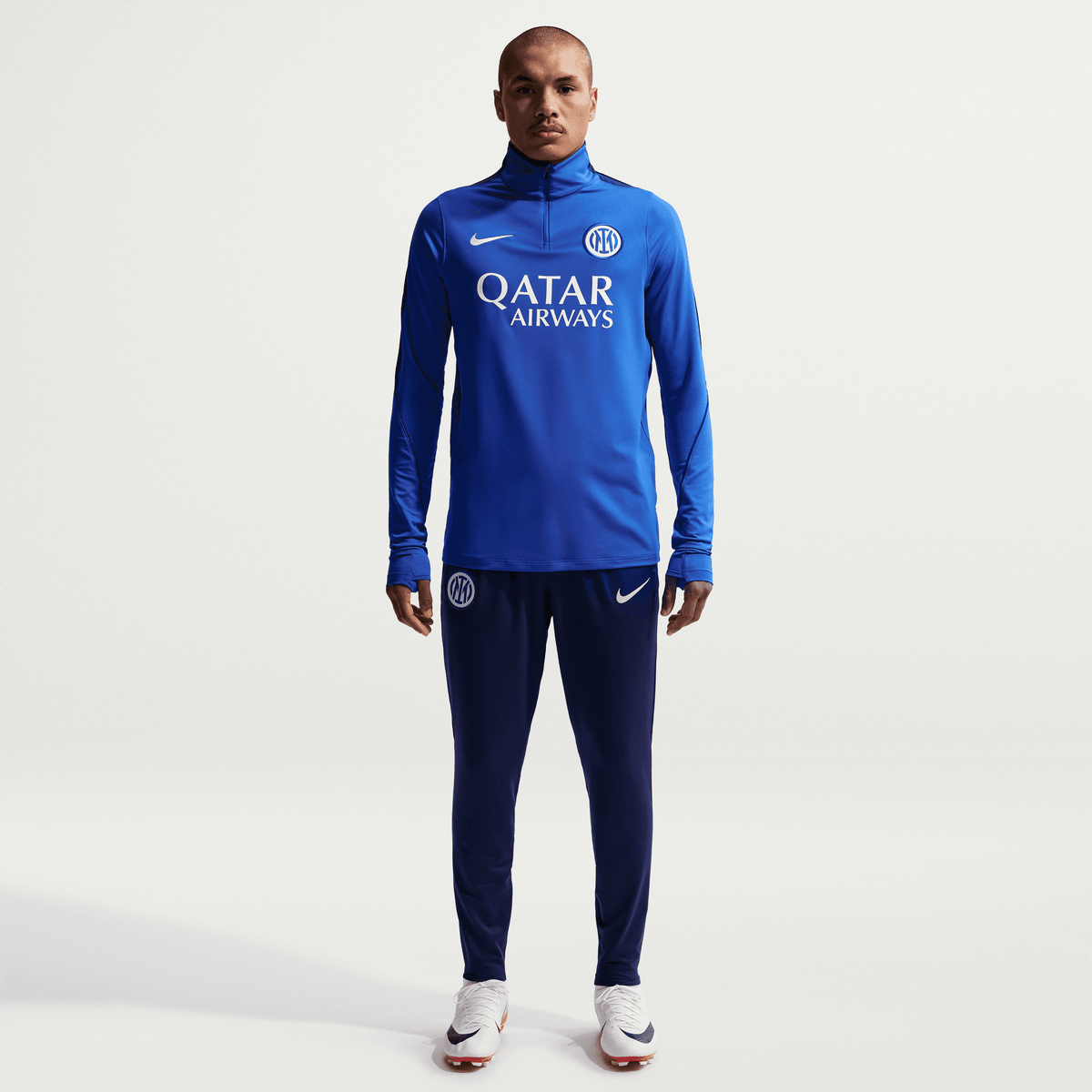 Nike Inter Milan Strike Men Dri-FIT Soccer Knit Drill Top product image 3, provided for visual reference and product detail