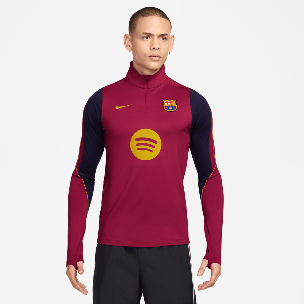 Nike FC Barcelona Strike Men Dri-FIT Soccer Knit Drill Top product image 1, provided for visual reference and product detail