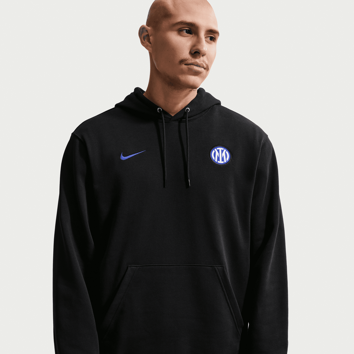 Nike Inter Milan Club Pullover Hoodie product image 1, provided for visual reference and product detail review