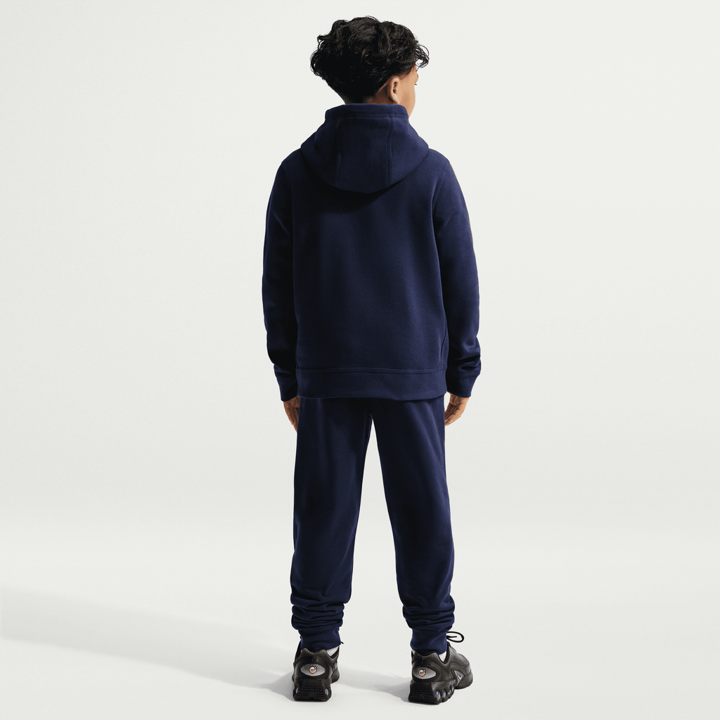 Nike FC Barcelona Club Big Kids' (Boys') Soccer Pullover Hoodie product image 2, provided for visual reference and product