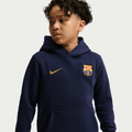 Nike FC Barcelona Club Big Kids' (Boys') Soccer Pullover Hoodie product image 1, provided for visual reference and product