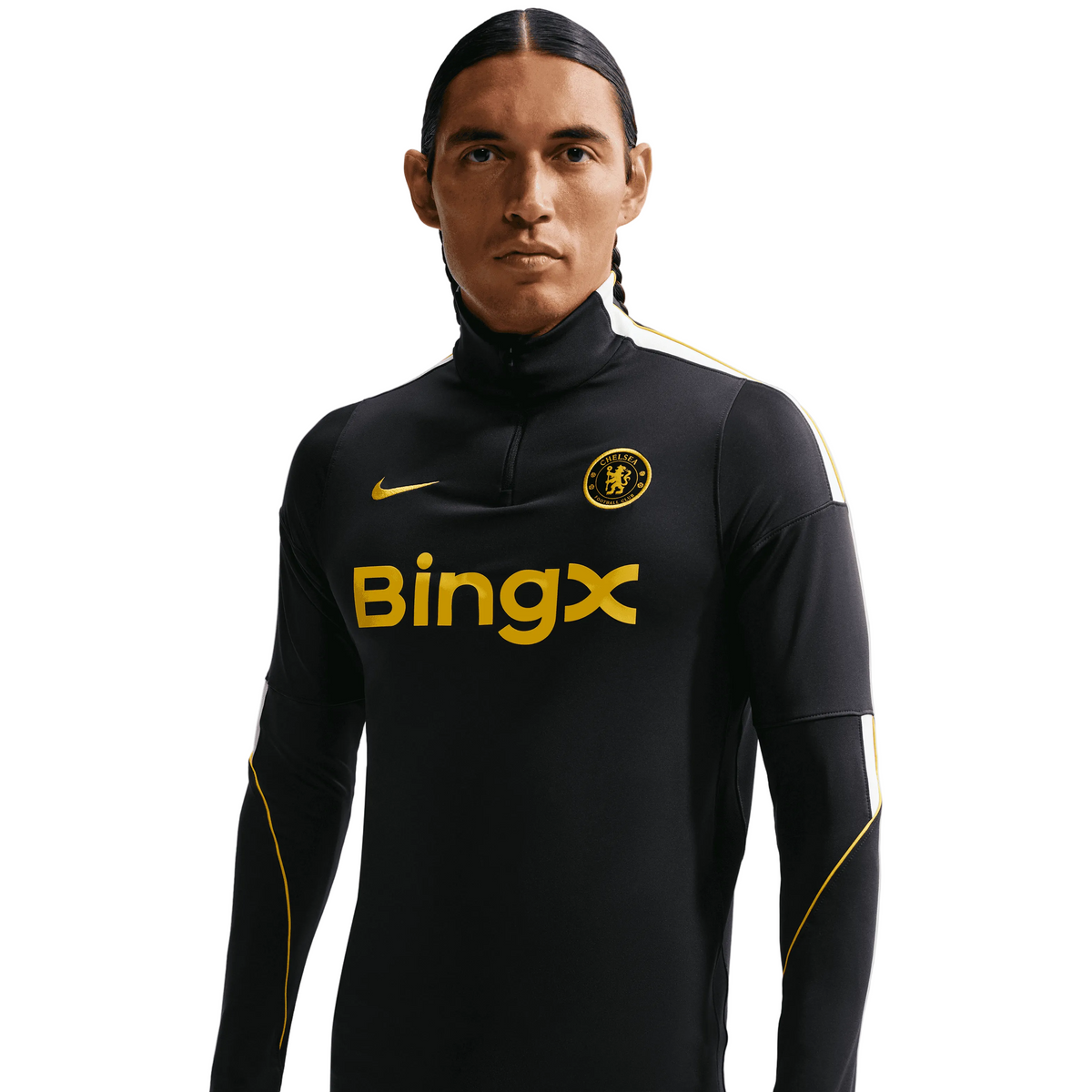 Nike Chelsea FC Strike Dri-FIT Soccer Knit Drill Top product image 1, provided for visual reference and product detail review