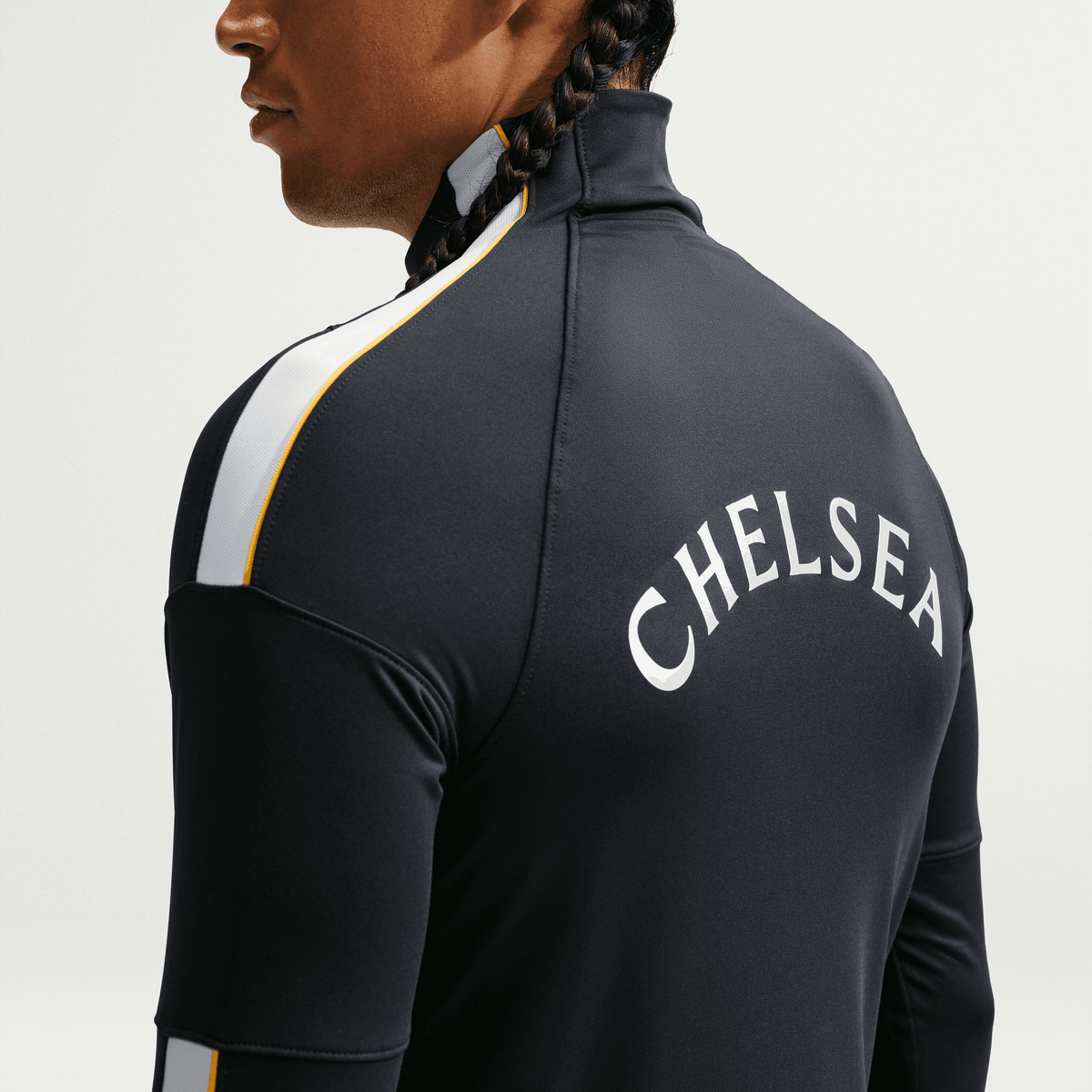 Nike Chelsea FC Strike Dri-FIT Soccer Knit Drill Top product image 2, provided for visual reference and product detail review