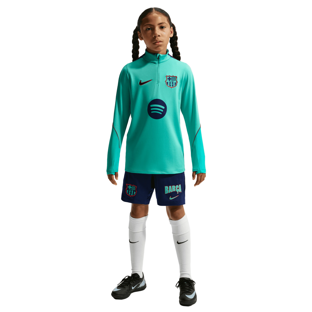 Nike Youth FC Barcelona Strike Third Big Kids' Dri-FIT Soccer Knit Drill Top product image 1, provided for visual reference