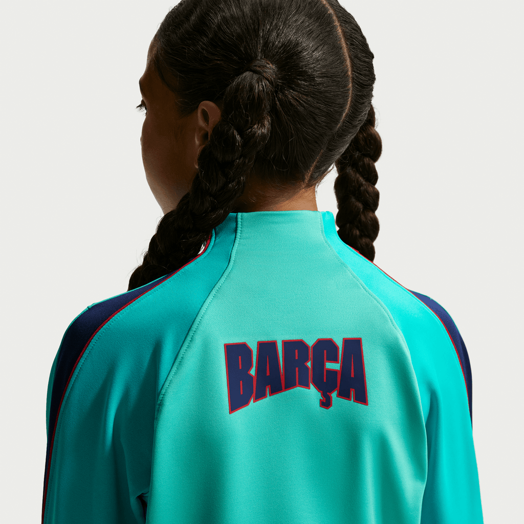 Nike Youth FC Barcelona Strike Third Big Kids' Dri-FIT Soccer Knit Drill Top product image 2, provided for visual reference