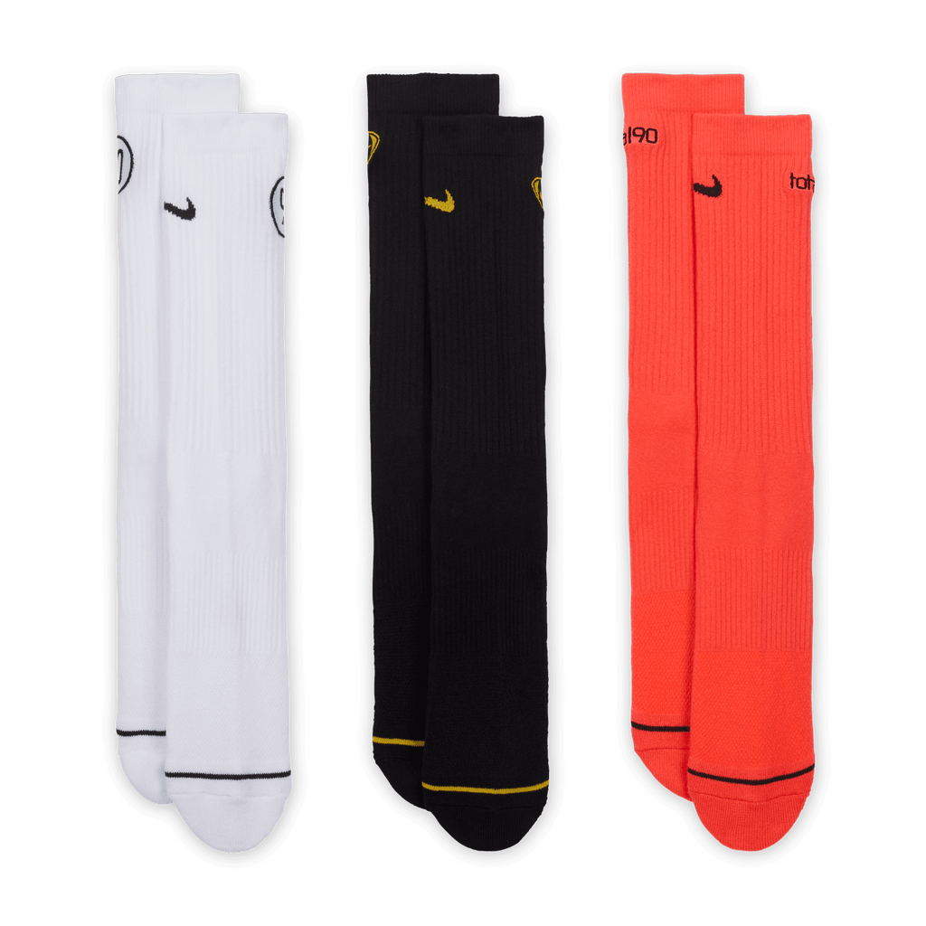 Nike Total 90 Everyday Cushioned Crew Socks (3 Pairs) product image 3, provided for visual reference and product detail