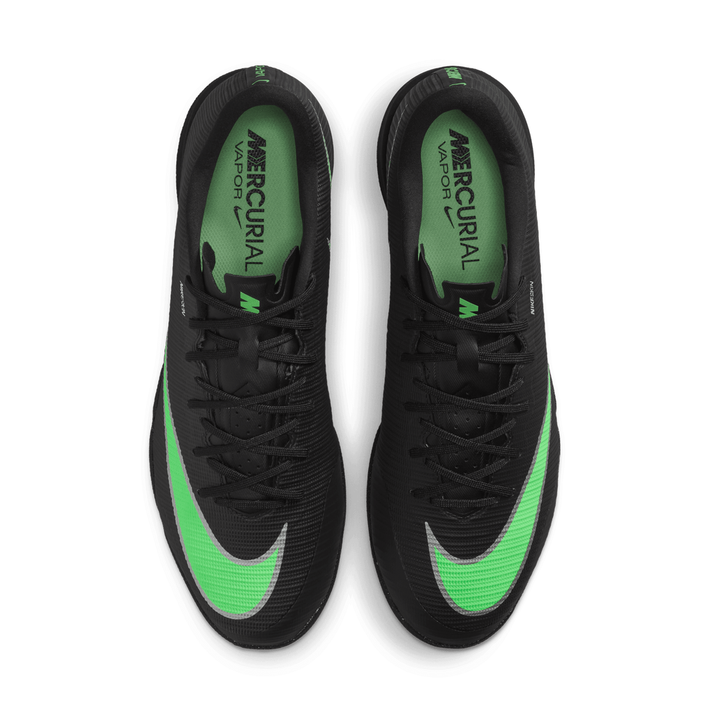 Nike Mercurial Vapor 17 Academy Indoor/Court - BLACK/ILLUSION GREEN-BLACK product image 4, provided for visual reference and