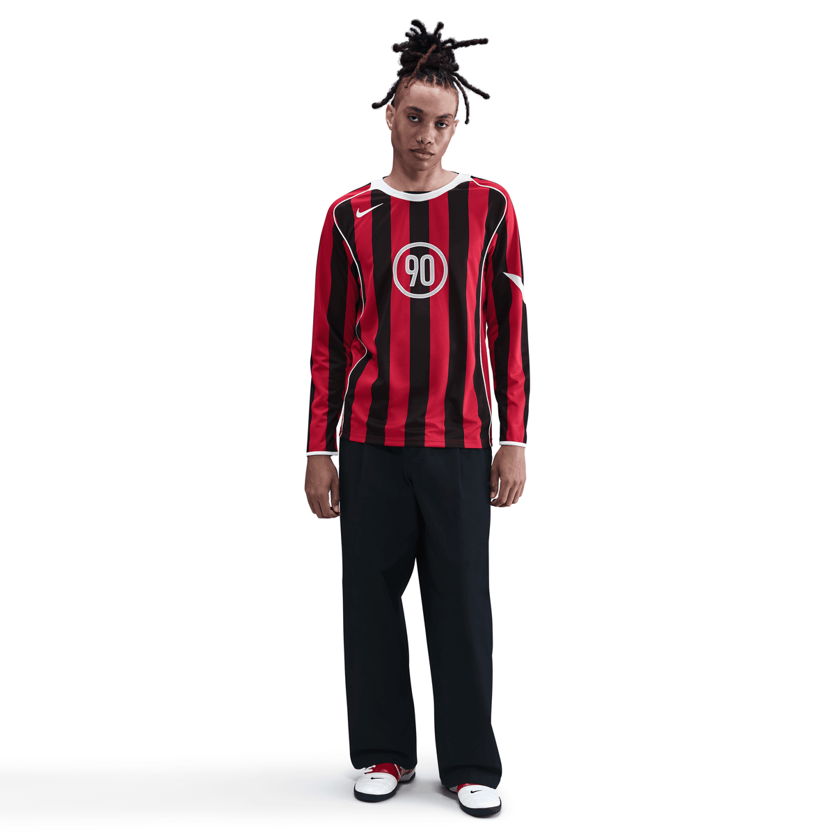 Nike Total 90 Men Dri-FIT Long-Sleeve Soccer Top product image 3, provided for visual reference and product detail review