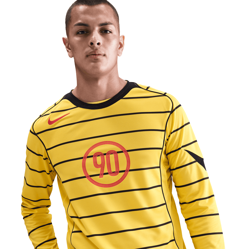 Nike Total 90 Men Dri-FIT Long-Sleeve Soccer Top product image 3, provided for visual reference and product detail review