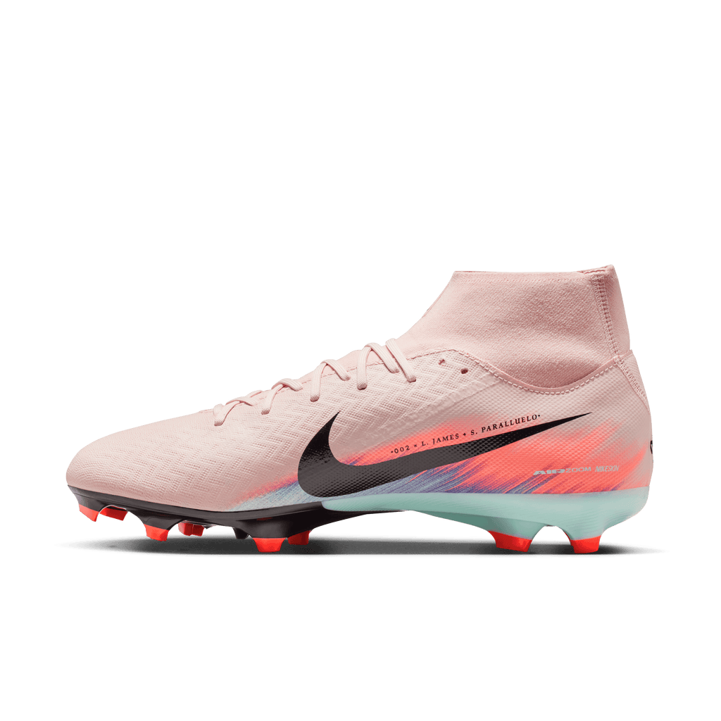 Nike Youth United Mercurial Superfly 10 Academy-Silt Red/Racer Blue product image 3, provided for visual reference and