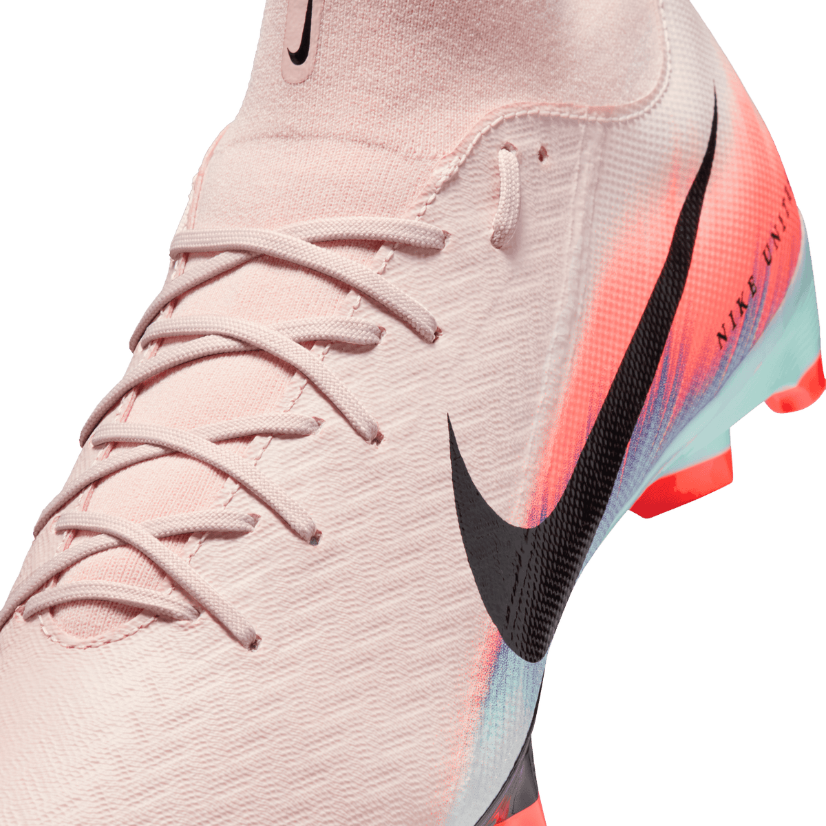 Nike Youth United Mercurial Superfly 10 Academy-Silt Red/Racer Blue product image 5, provided for visual reference and