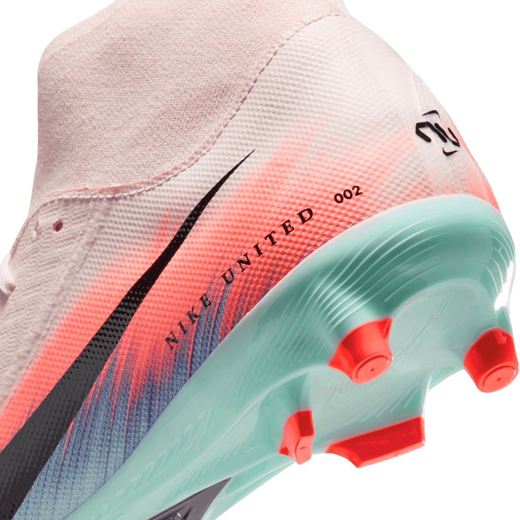Nike Youth United Mercurial Superfly 10 Academy-Silt Red/Racer Blue product image 10, provided for visual reference and
