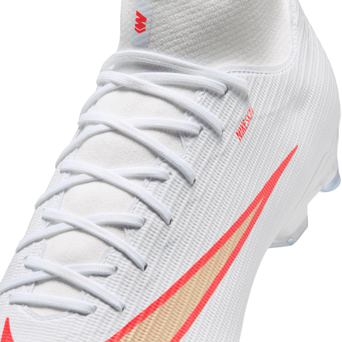 Nike Mercurial Superfly 11 Academy FG/MG - WHITE/BLUR-BRIGHT CRIMSON product image 4, provided for visual reference and
