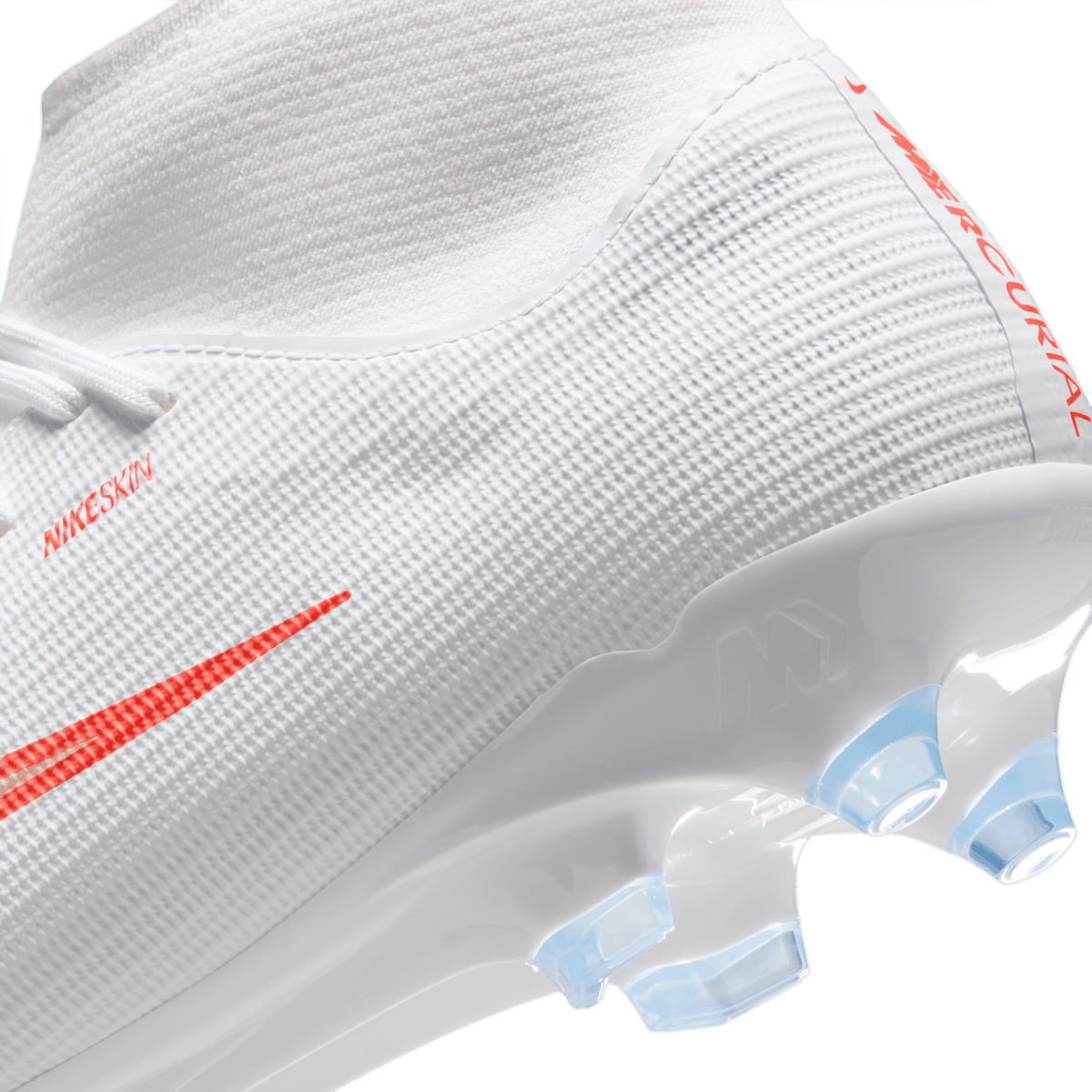 Nike Mercurial Superfly 11 Academy FG/MG - WHITE/BLUR-BRIGHT CRIMSON product image 5, provided for visual reference and