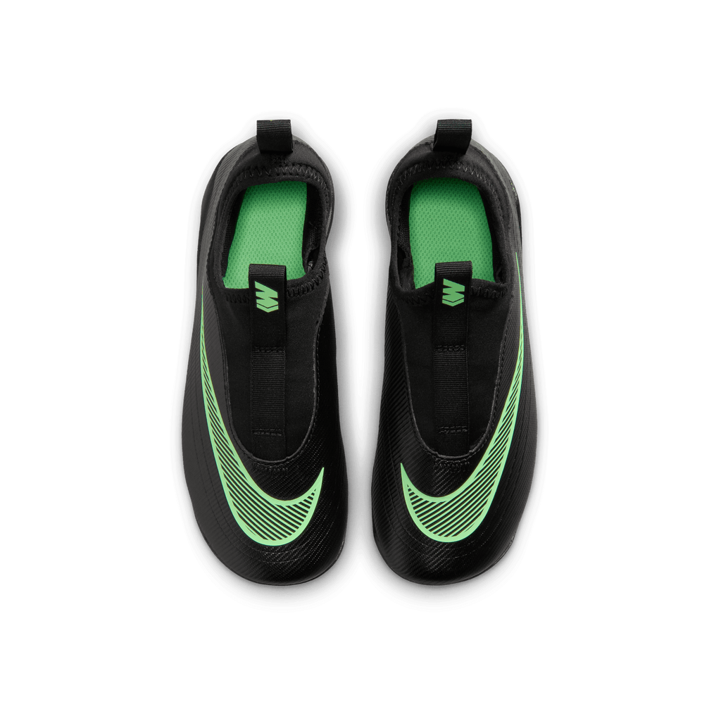 Nike Jr. Mercurial Vapor 17 Club Little Kids' MG/FG-BLACK/ILLUSION GREEN-BLACK product image 3, provided for visual