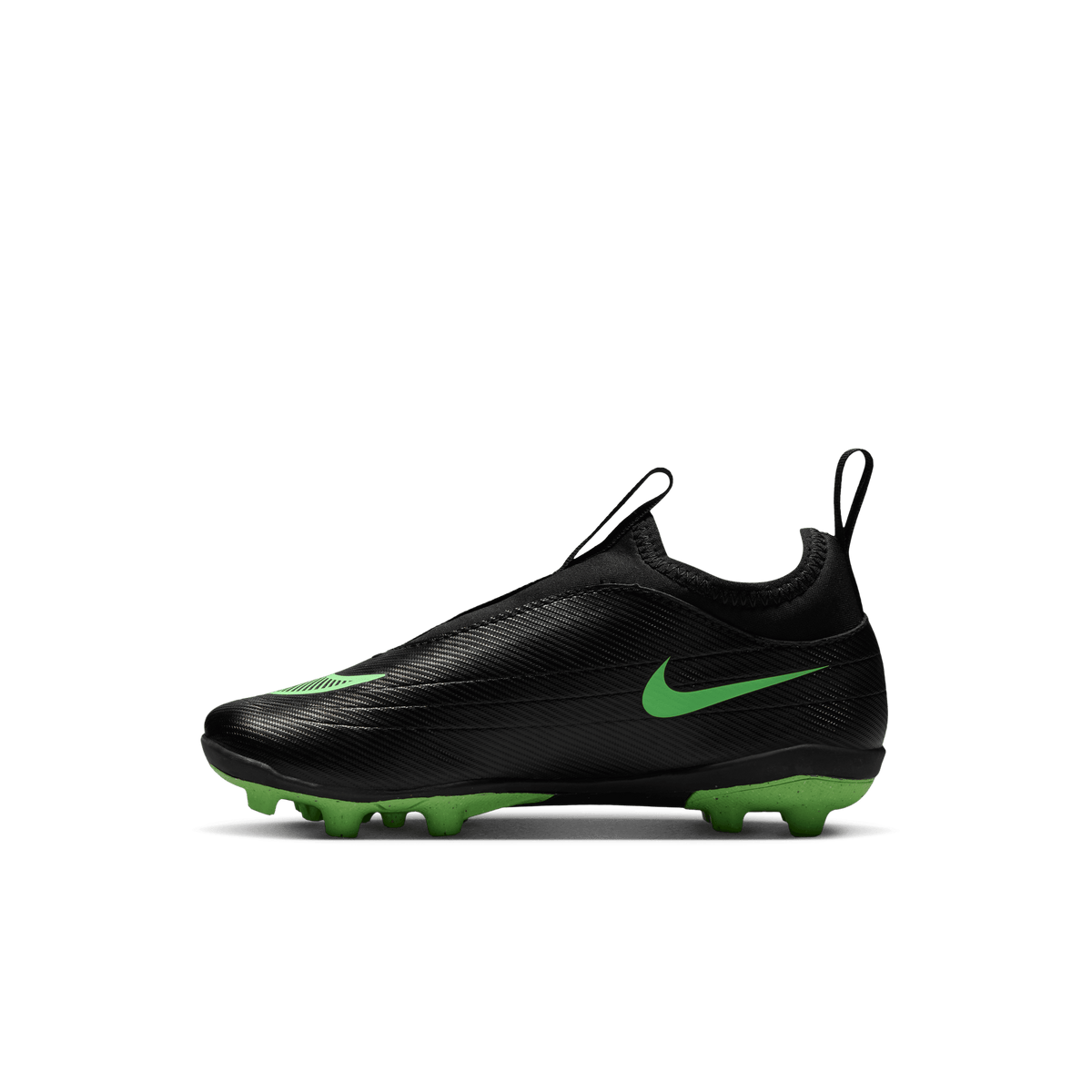 Nike Jr. Mercurial Vapor 17 Club Little Kids' MG/FG-BLACK/ILLUSION GREEN-BLACK product image 2, provided for visual