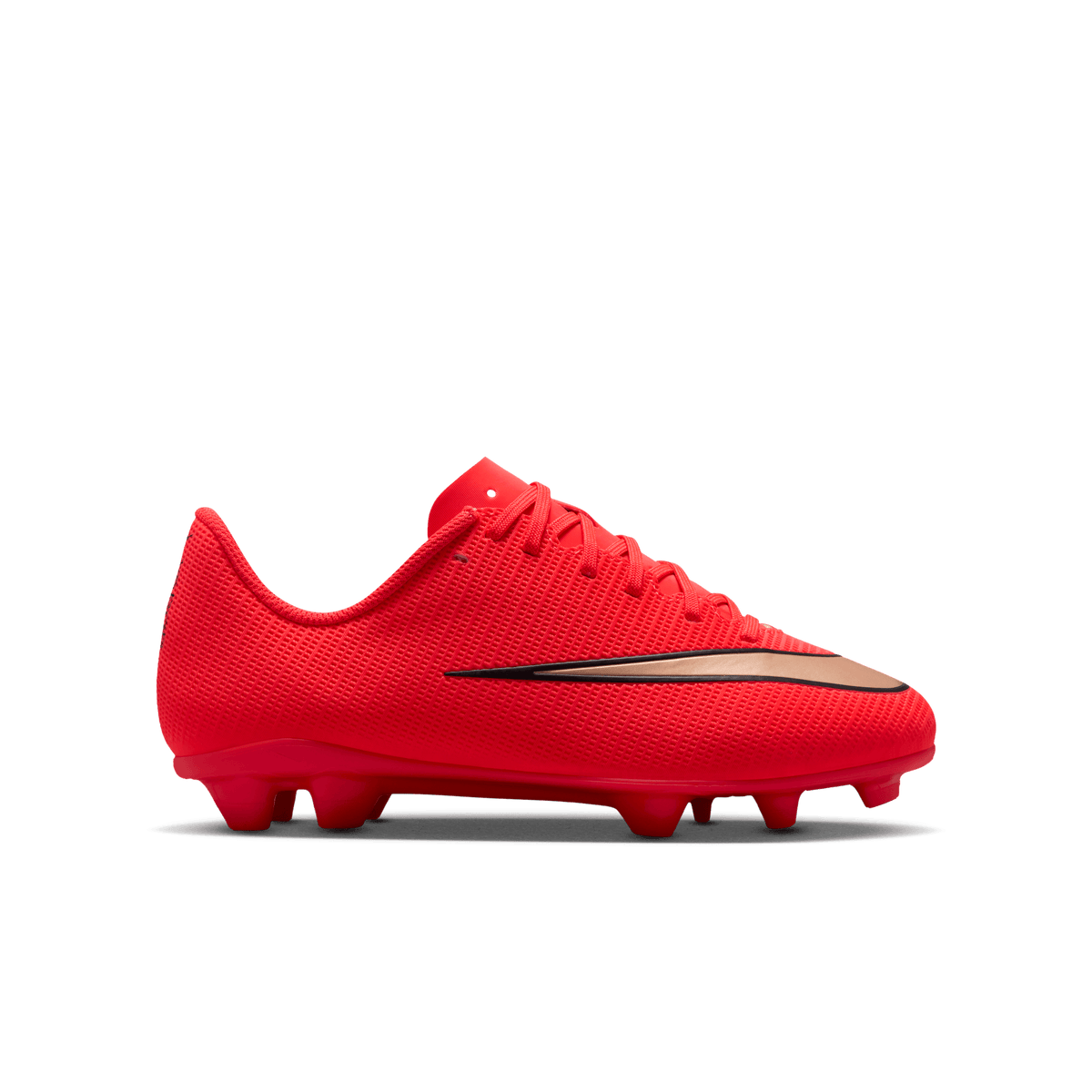 Nike Jr. Mercurial Vapor 17 Club Big Kids' MG/FG-BRIGHT CRIMSON/BLUR product image 1, provided for visual reference and