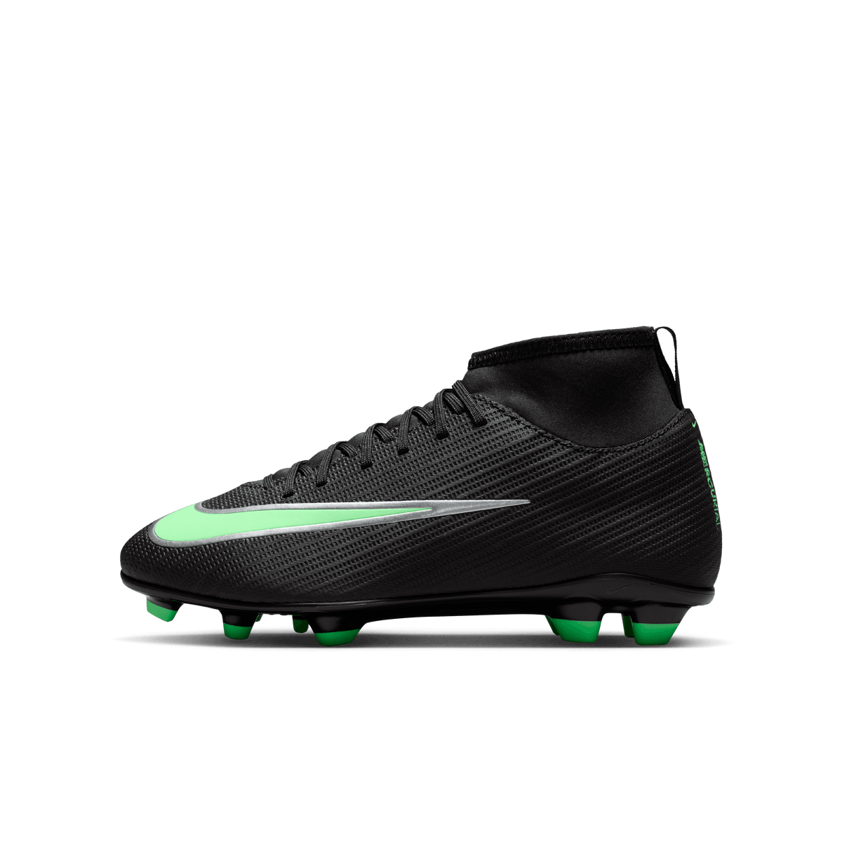 Nike Jr. Mercurial Superfly 11 Club FG - black/illusion GREEN-BLACK NOIR/VERT ILLUSION product image 7, provided for visual