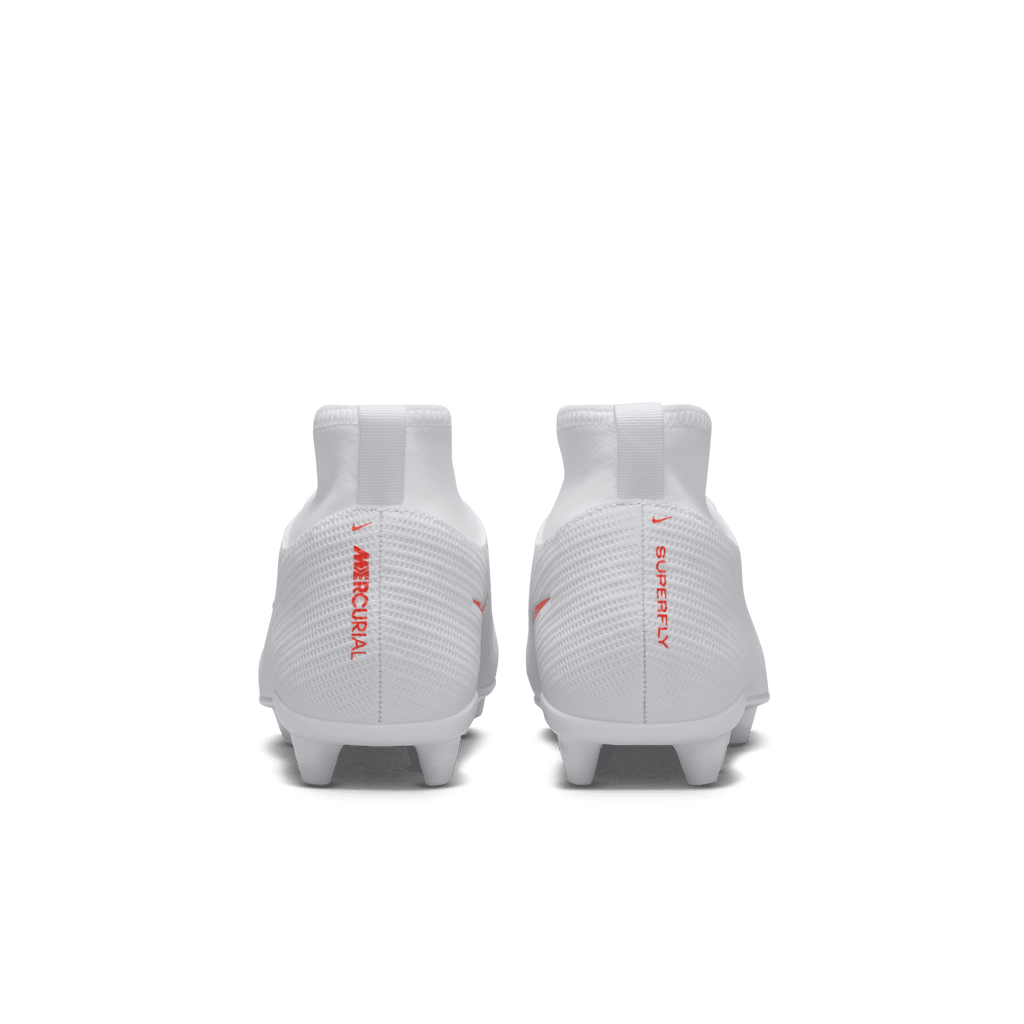 Nike Jr. Mercurial Superfly 11 Club FG- WHITE/BLUR-BRIGHT CRIMSON product image 4, provided for visual reference and product