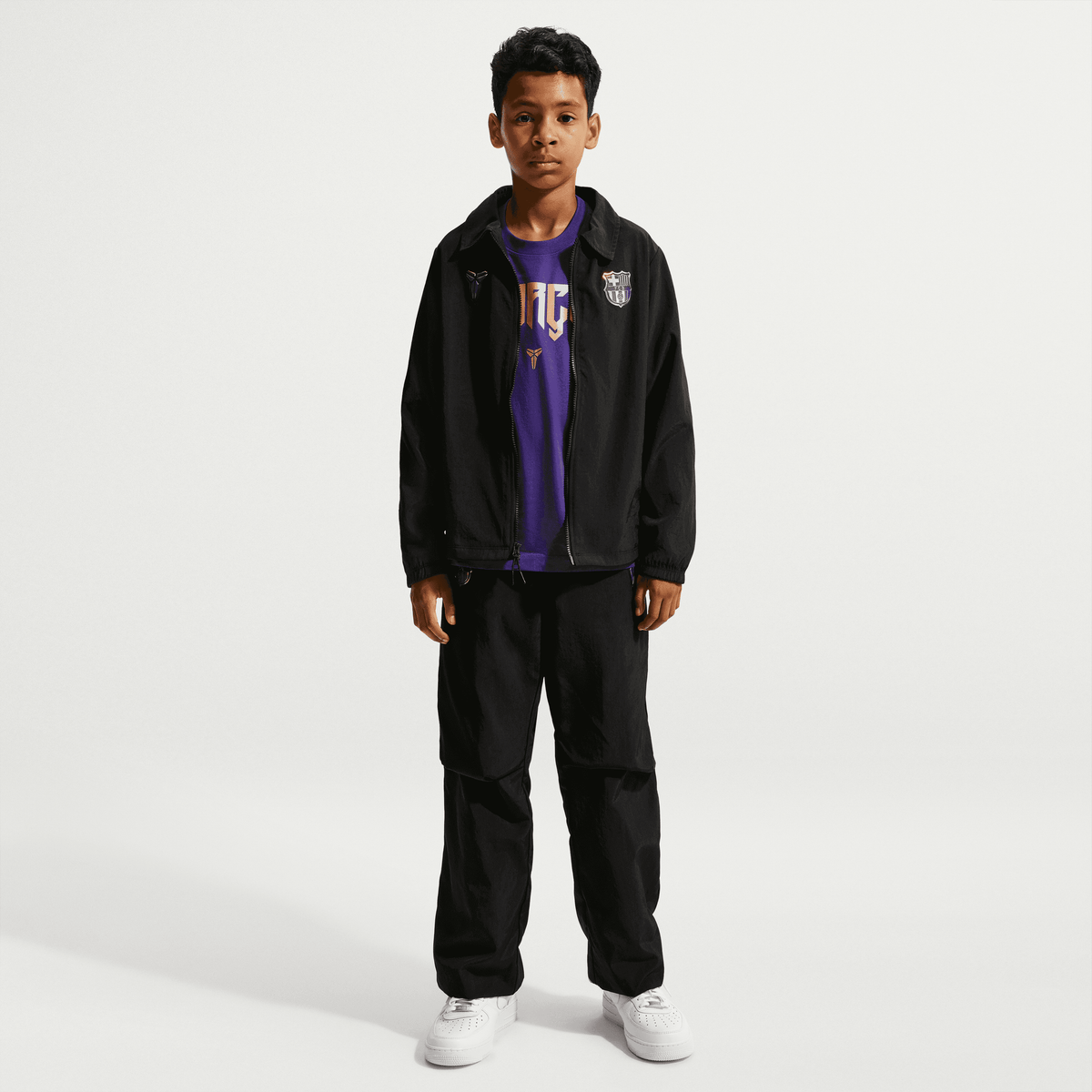 Kobe Bryant FC Barcelona Away - Black product image 3, provided for visual reference and product detail review