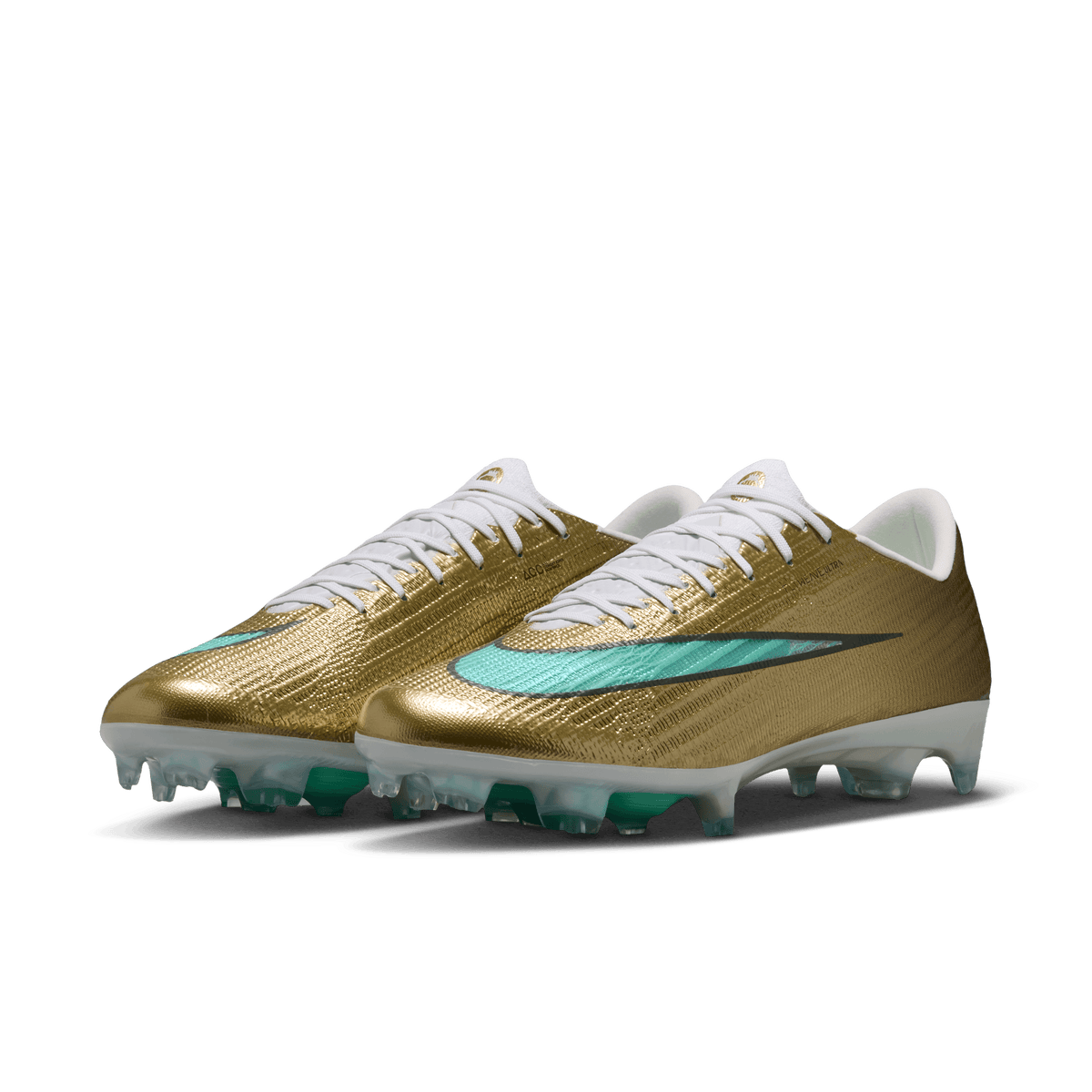 Nike Mercurial Superfly 11 Elite "Kylian Mbappé"/ FG- Metallic Gold/Green Glow product image 10, provided for visual