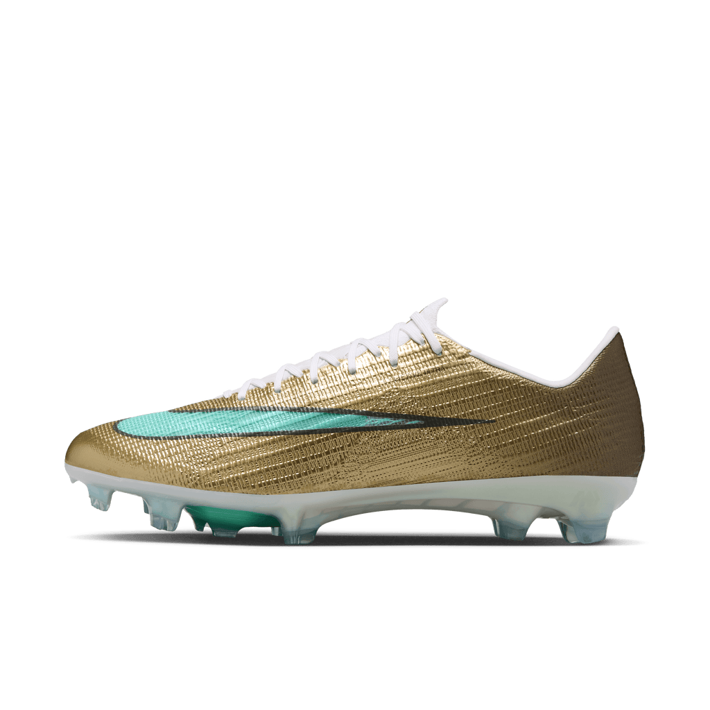 Nike Mercurial Superfly 11 Elite "Kylian Mbappé"/ FG- Metallic Gold/Green Glow product image 13, provided for visual
