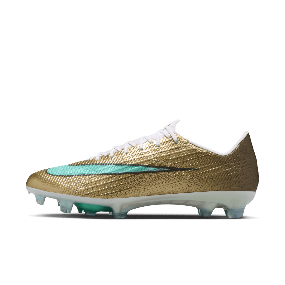 Nike Mercurial Superfly 11 Elite "Kylian Mbappé"/ FG- Metallic Gold/Green Glow product image 13, provided for visual