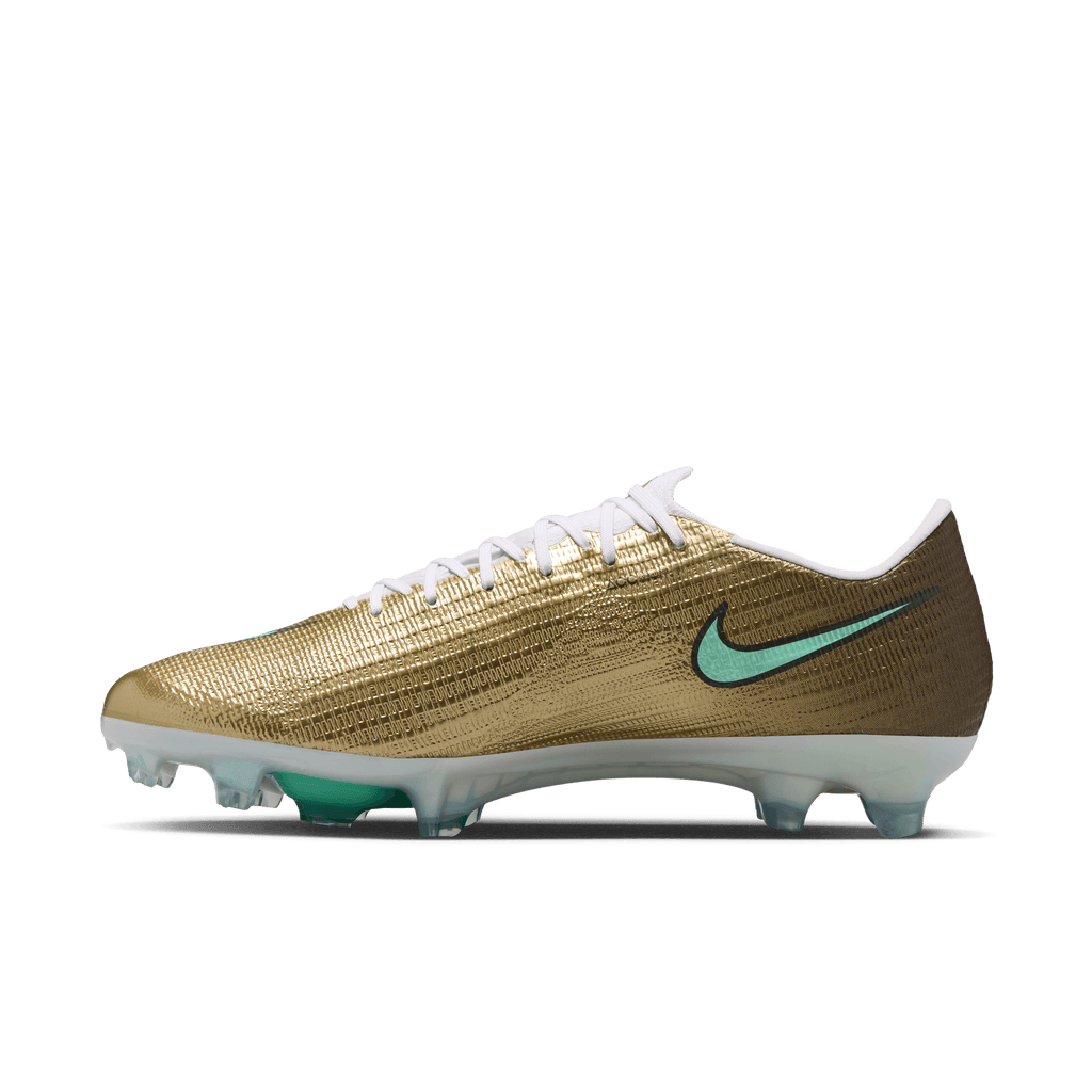 Nike Mercurial Superfly 11 Elite "Kylian Mbappé"/ FG- Metallic Gold/Green Glow product image 5, provided for visual