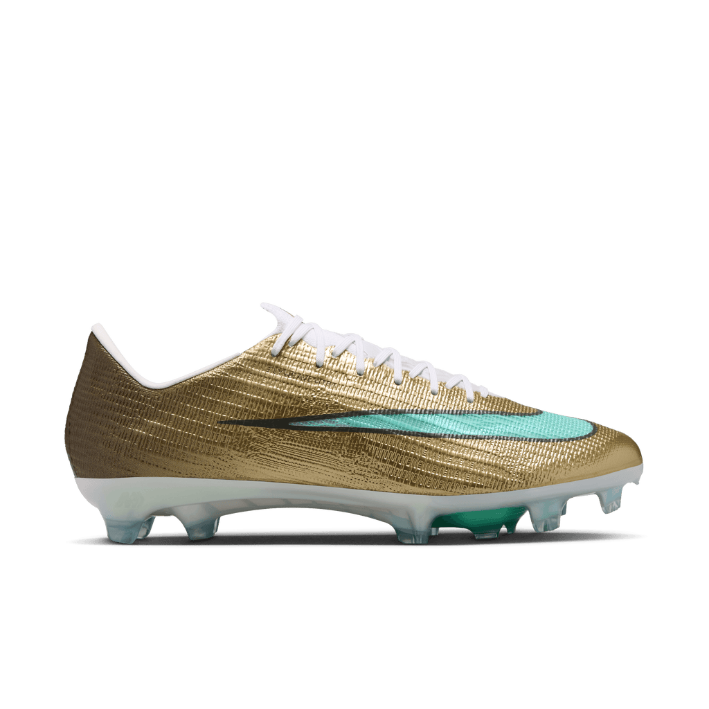 Nike Mercurial Superfly 11 Elite "Kylian Mbappé"/ FG- Metallic Gold/Green Glow product image 1, provided for visual