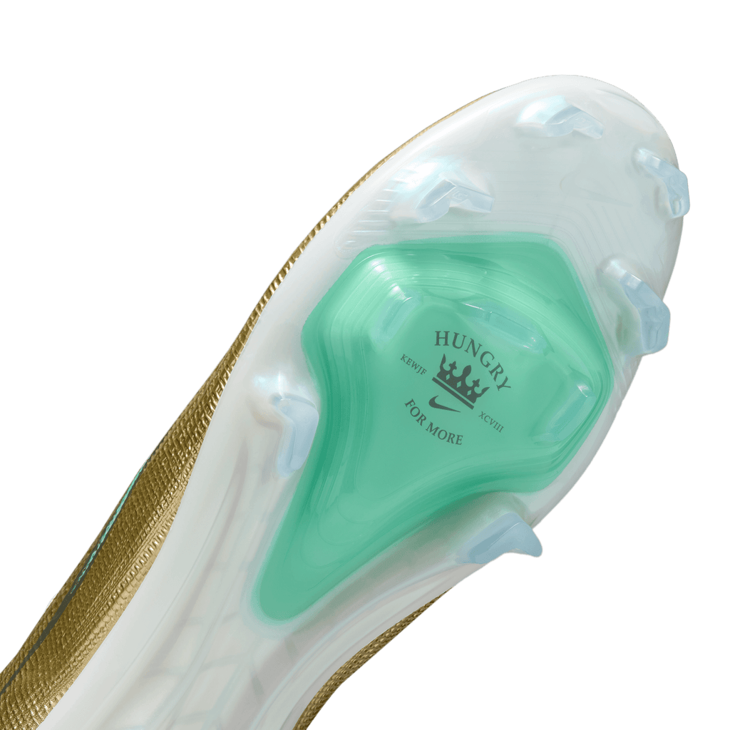Nike Mercurial Superfly Youth 11 Elite "Kylian Mbappé"/ Metallic Gold/Green Glow product image 3, provided for visual